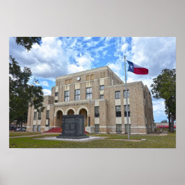 Poster Tribunal do Condado de Upshur, Gilmer, Texas