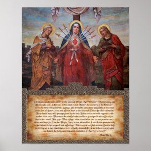 Poster Tributo a nossa senhora dos Sorrows.