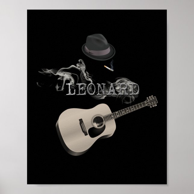 Poster Tributo ao cigarro de Leonard (Frente)