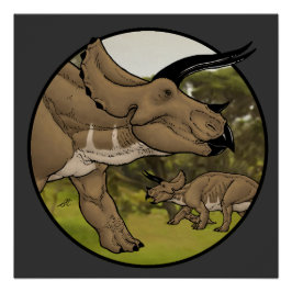 Pôster Triceratops #2