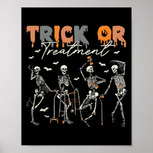 Poster Trick Or Treatment Pt Fisioterapeuta H
