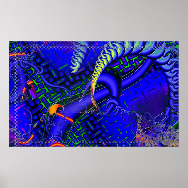 Pôster Tricky Bugger 3D Fractal (Frente)