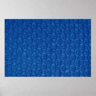 Poster tricô de textura. Pullover azul. Mães de tecido 