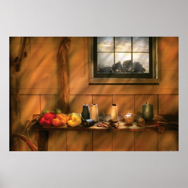 Pôster Tricô - Fios (Frente)