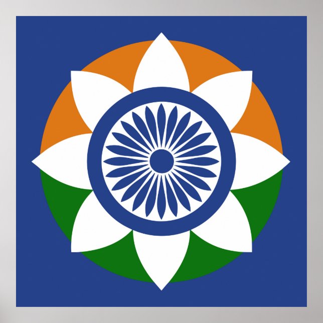 Poster Tricolor Chakra (Frente)