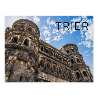 Pôster Trier Porta Nigra Renânia-Palatinado Alemanha