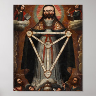 Poster Trifacial Trinity, Triple Face