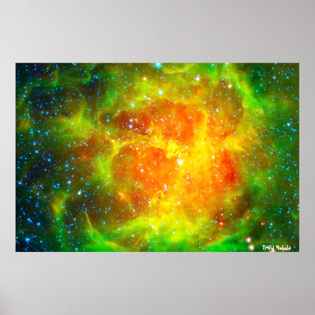 Poster Trifid Nebula (Frente)