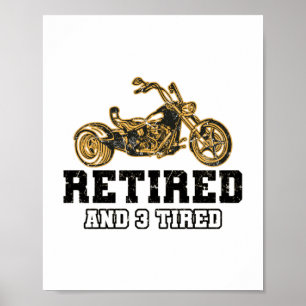 Poster Trike Sayings Presentes de motocicleta em Triker