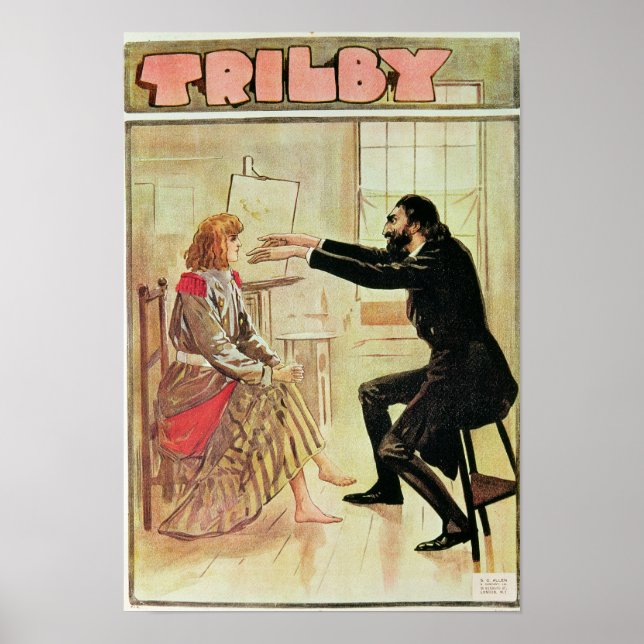 Pôster Trilby hipnotizado por Svengali (Frente)
