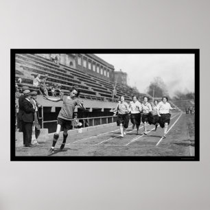 Pôster Trilha 1925 do campeão de Sprint