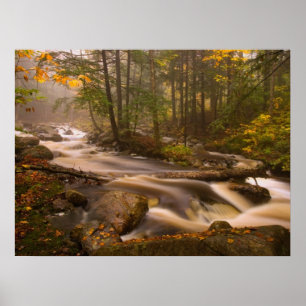 Poster Trilha Appalachian Fluindo Streams   Vermont