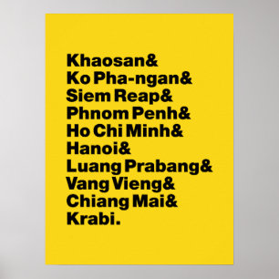 Poster Trilha / Circuito de Banana Pancake