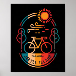 Poster Trilha de Bike da Ilha de Jekyll