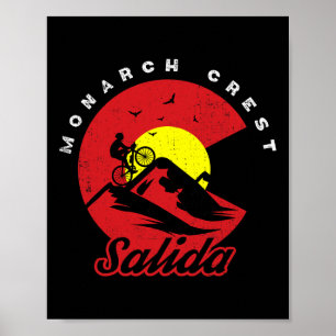 Poster Trilha de Ciclismo de Montanha Monarch Crest Salid
