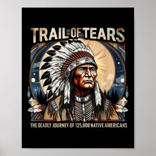 Poster Trilha De Lágrimas Memorial Nativo Americano
