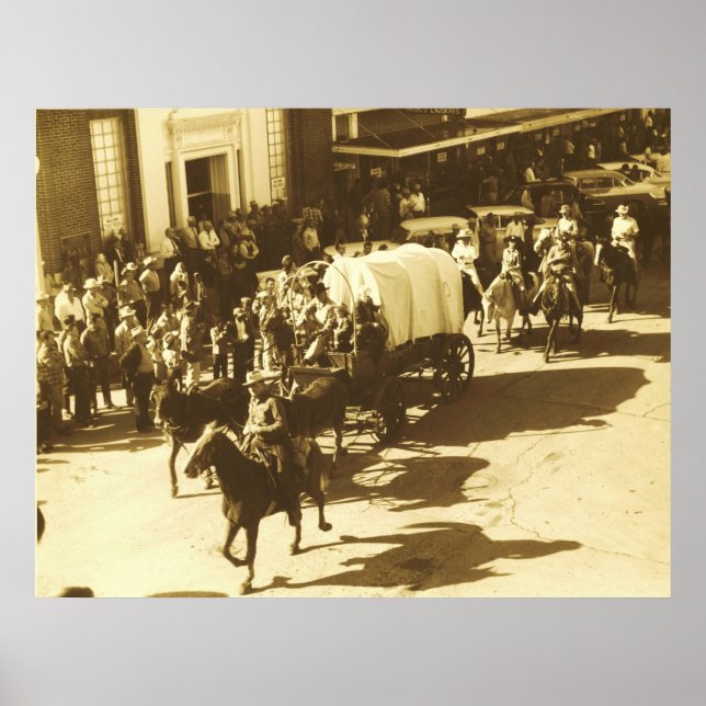 Pôster Trilha De Sal Através Do Centro Houston, Tx (Frente)