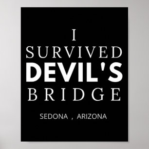 Poster Trilha Devils Bridge Sedona Arizona Red Rock Count