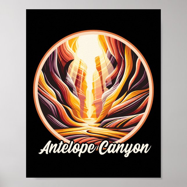 Poster Trilha do Antelope Canyon  (Frente)