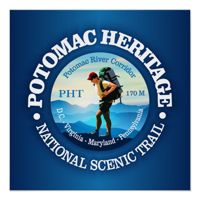Pôster Trilha do Patrimônio Potomac (C) (Frente)