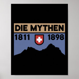Poster Trilha Monte Grosser Mythen Ciclismo de Montanha S