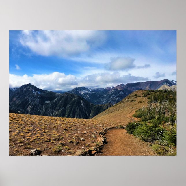 Poster Trilha no Monte Howard, OR (Frente)