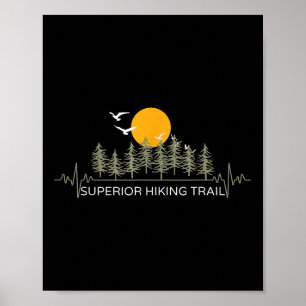 Poster Trilha Superior de Caminhada Heartbeat Nature Camp
