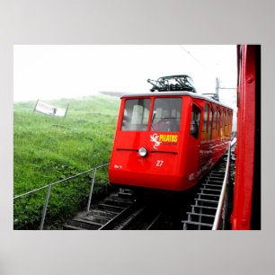 Poster Trilho Pilatus em Suiça