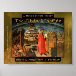 Poster Trilogia divina do filme da comédia de Dante
