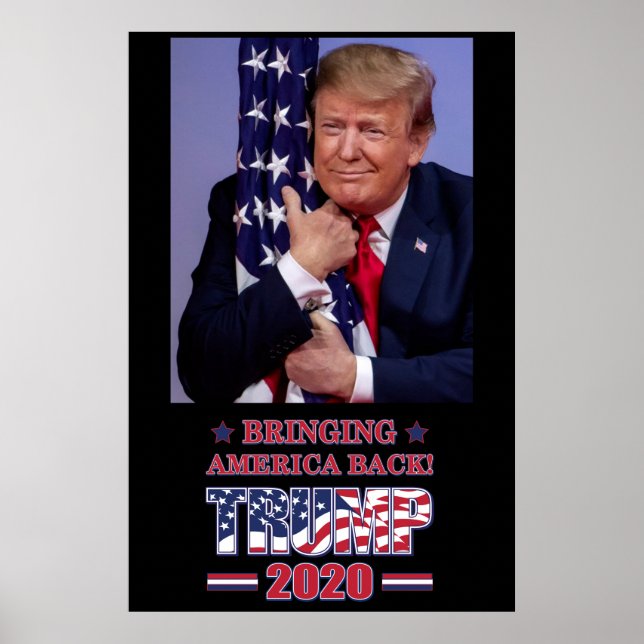 Poster Tringing America Back - Trump 2020 (Frente)