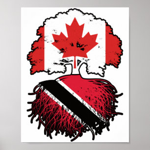 Poster Trinidad e Tobago Trinidadiano Canadá