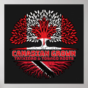Poster Trinidad e Tobago Trinidadiano Canadá