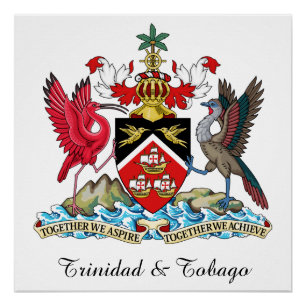 Pôster Trinidad Tobago Casaco De Armas