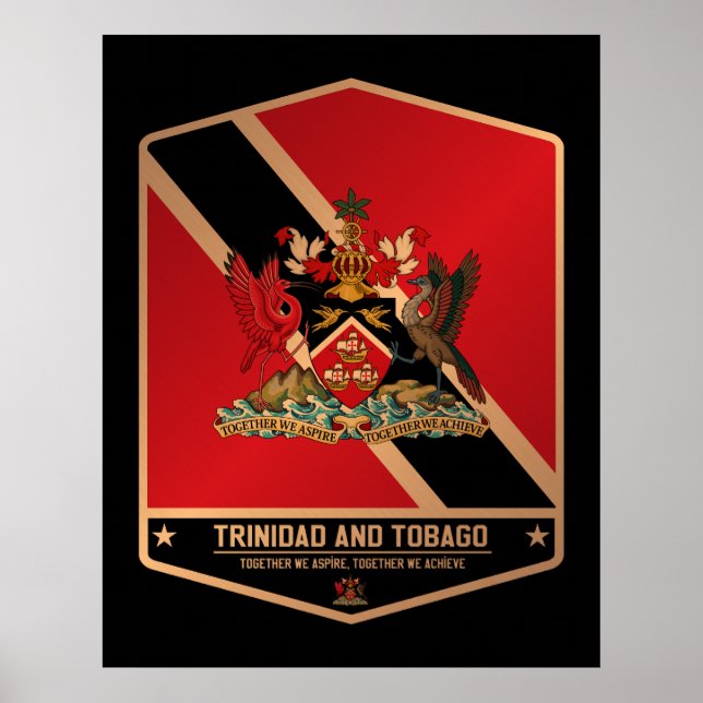 Poster Trinidade e Tobago (Frente)