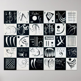 Poster Trinta, Abstração Biomórfica - Kandinsky