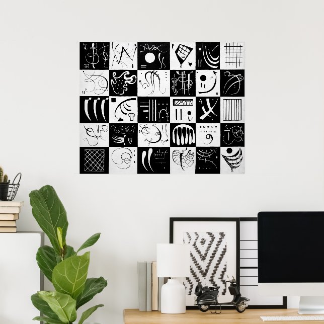 Poster Trinta | Wassily Kandinsky | (Escritório em casa)
