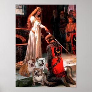 Poster Trio de Bulldog Inglês - A Condecoração