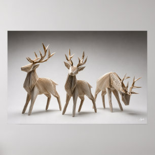 Poster Trío de Renaud Origami