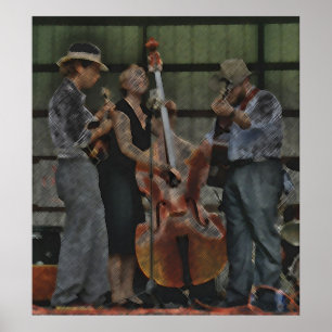 Poster Trio do Bluegrass