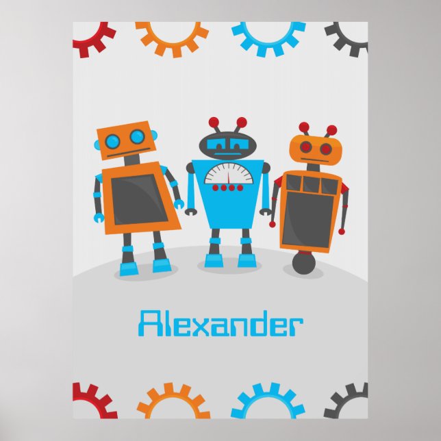 Pôster Trio Robot (Frente)