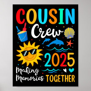 Poster Trip da Família Cousin Crew 2025 Summer Vacation B