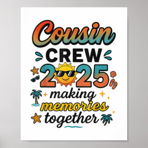 Poster Trip da Família Cousin Crew 2025 Summer Vacation B