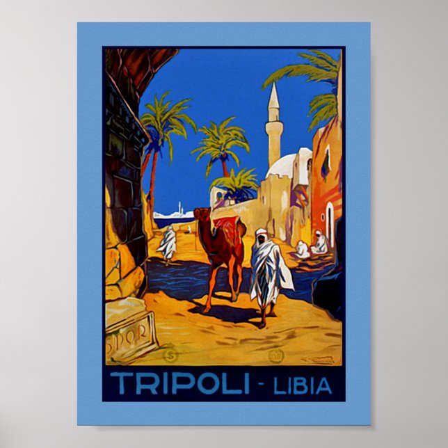 Poster Tripoli - Líbia (Líbia) (Frente)