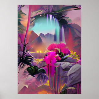 Poster Tripping Balls Art - Psychedelic Places