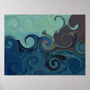 Poster Trippy em canvas