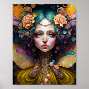 Poster Trippy Fairy Fantasy Art