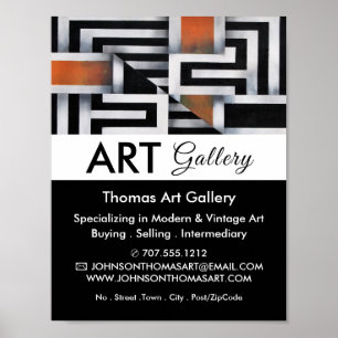 Poster Trippy Maze Pattern, Art Dealer, Galeria