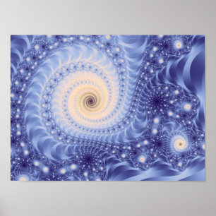 Poster Trippy Psychedelic Starstorm Fine Fractal