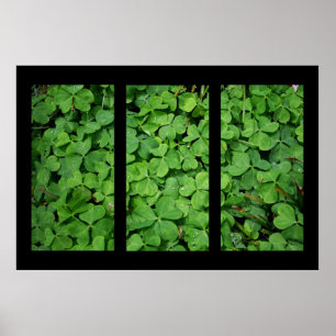 Poster Triptych Cloverleaf