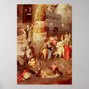 Pôster Triptych da tentação de St Anthony